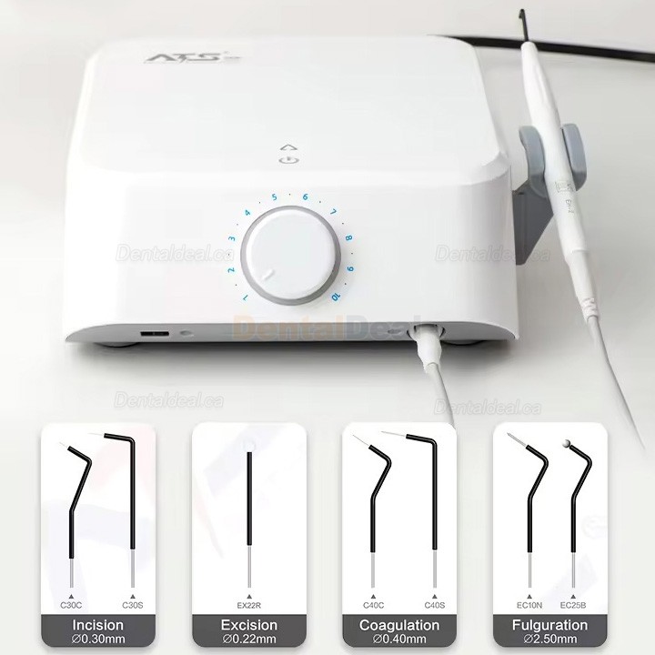 Neway ATS-S1 High-Frequency Dental Electrosurgery Unit with 7 Electrodes Tips